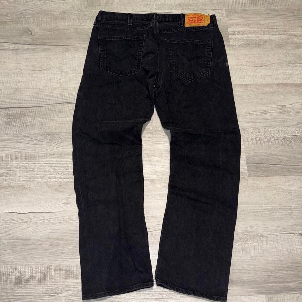 Vintage 1990s levi’s 501 black denim jeans 38x32